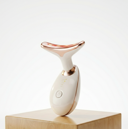 BeautyHue™ 7-Color LED Face & Neck Lifter (EMS + Heat)